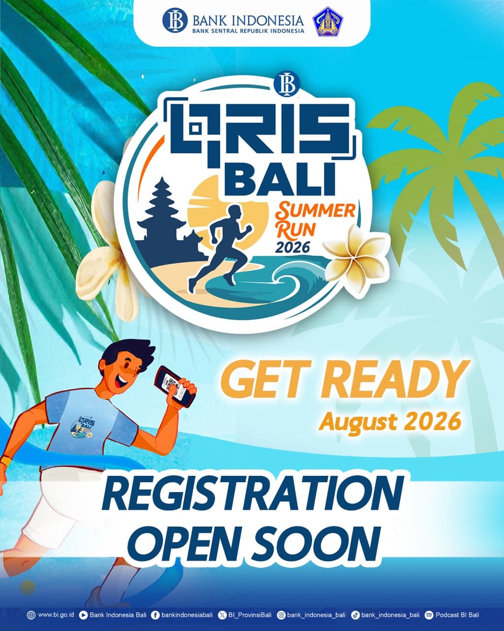 Koleksi merchandise QRIS Summer Run