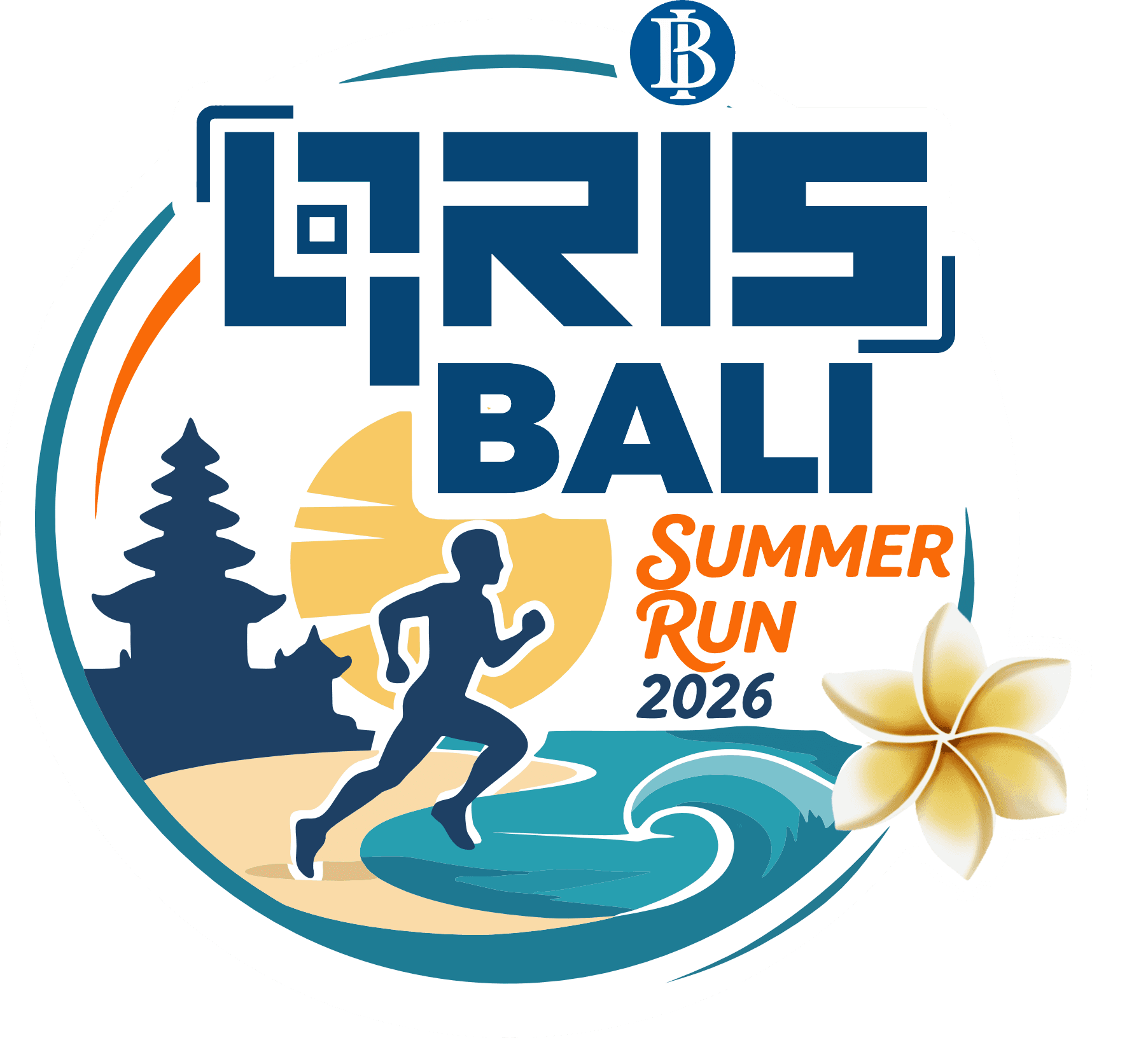 QRIS Summer Run Bali 2026 Logo